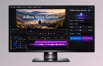 AiBow Voice Gemini: AI Text-to-Speech Inside Premiere Pro by <span class='badge badge-warning'>aescripts</span> (v2.5.0)