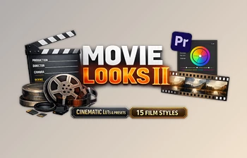 Movie Looks <span class='badge badge-warning'>II</span> - LUTs and <span class='badge badge-warning'>Presets</span> by GradeFruit