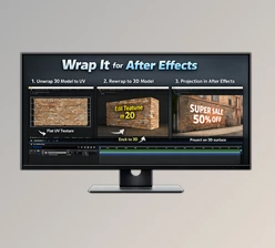 Wrap It for After Effects - Professional 3d Camera Projection by Aescripts (v1.0.1)