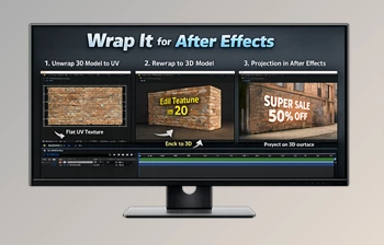 Wrap It for After Effects - Professional 3d Camera Projection by <span class='badge badge-warning'>Aescripts</span> (v1.0.1)