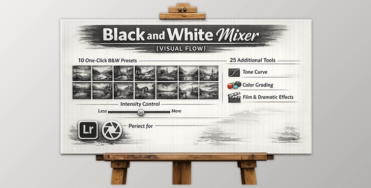 Black and White Mixer