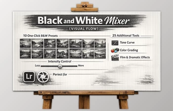 Black and White Mixer (Visual Flow) - Versatile BW tools by <span class='badge badge-warning'>DVLOP</span>