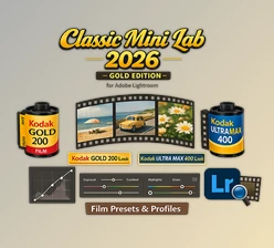 Classic Mini Lab Gold Edtion (2026) for Adobe Lightroom by The Classic Presets