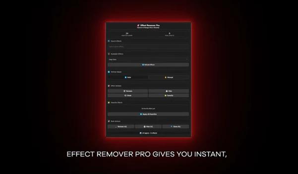 Effect Remover Pro