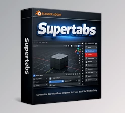 Supertabs Blender Addons - The Ultimate N-Panel Controller (v1.3.0) by Superhivemarket