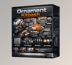Ornament Kitbash (Vol.1) - A Set Of Ornament Kitbash Pieces by Gumroad