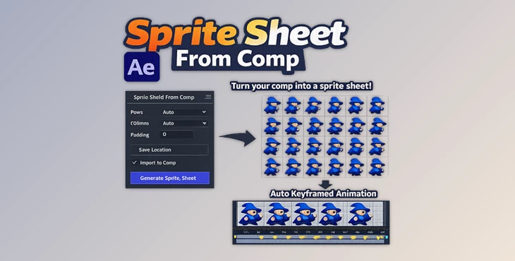 Sprite Sheet From Comp