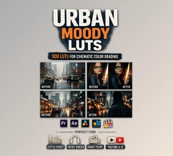 Urban Moody LUTS by FOUR Editors