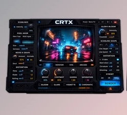 CRTX - Step Beyond Crt Simulation in Ae by Aescripts (v1.2.1 for Win, Mac)