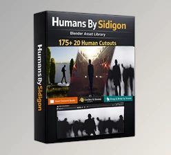 Humans By Sidigon - Blender Library by Superhivemarket