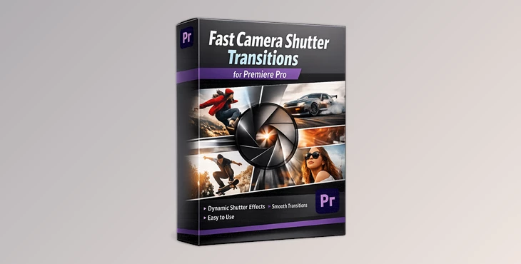 Fast Camera Shutter Transitions for Premiere Pro