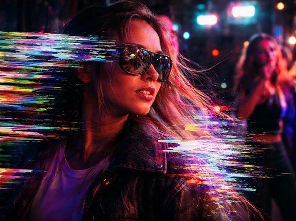 Datamosh Glitch Transitions