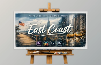 East Coast - LUTs and <span class='badge badge-warning'>Presets</span> by Gradefruit
