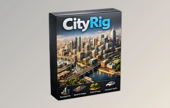 CityRig (2.1) - Cinema 4D City <span class='badge badge-warning'>Generator</span> by Florian Renner (Gumroad)