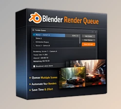 Blender Render Queue (v5.2.3 Pro) by Superhivemarket