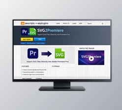 SVG2Premiere - Import SVG images into Premiere Pro by Aescripts (v1.0)