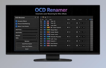 OCD Renamer - Automatically rename layers in Ae by <span class='badge badge-warning'>Aescripts</span> (v1.1.6b)