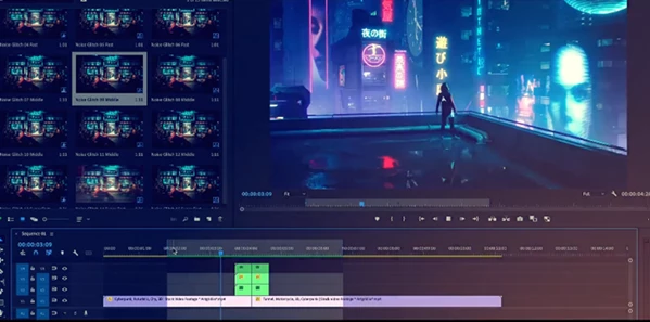 Glitch Transitions