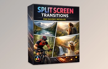 Split Screen Transitions for <span class='badge badge-warning'>DaVinci</span> <span class='badge badge-warning'>Resolve</span> by Quarz (<span class='badge badge-warning'>Videohive</span> 62197938)