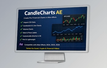 CandleCharts AE - Cut financial chart creation from hours to seconds by <span class='badge badge-warning'>Aescripts</span> (v1.0.0)