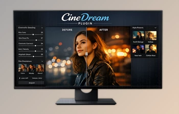 CineDream: <span class='badge badge-warning'>color</span> grading Plugin for Pr, DVR and FCP (v1.1.8×229 Win)