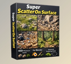 Super Scatter On Surface - Photoscans built inside SSS modifier