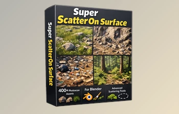 <span class='badge badge-warning'>Super</span> Scatter On Surface - Photoscans built inside SSS modifier