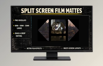 SPLIT SCREEN <span class='badge badge-warning'>FILM</span> MATTES (8K) by Sickboat