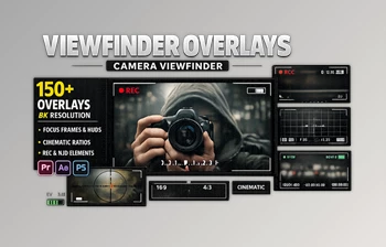 <span class='badge badge-warning'>VIEWFINDER</span> OVERLAYS - 8K CAMERA <span class='badge badge-warning'>VIEWFINDER</span> PNG and FOCUS SCREEN PNG by Sickboat