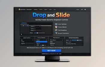 Drop and Slide - Create dropdown menus that can control layers in Ae by <span class='badge badge-warning'>Aescripts</span> (v1.0.0)