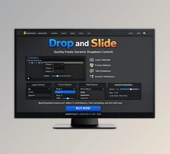 Drop and Slide - Create dropdown menus that can control layers in Ae by Aescripts (v1.0.0)