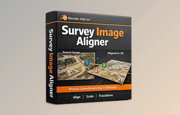 Survey Image Aligner – Blender Addon for Geodetic & Construction <span class='badge badge-warning'>Workflow</span> by Superhivemarket