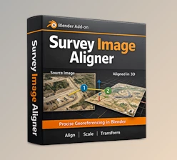 Survey Image Aligner – Blender Addon for Geodetic & Construction Workflow by Superhivemarket