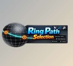 Ring Path Selection (v1.1) – Blender Addon by Nodes Interactive (Superhivemarket) 