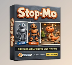 Stop-Mo: blender Addon (v1.4) by SouthernShotty LLC (Superhivemarket)