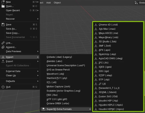 Super3D Extra Format Bridge