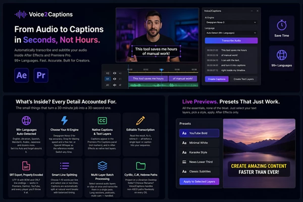 Voice2Captions