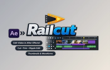 Railcut: track-based clip editing to Ae (v1.1.0) by Jake In <span class='badge badge-warning'>Motion</span>