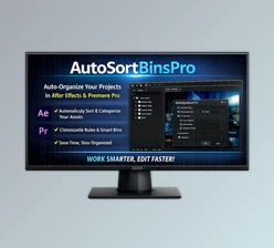 AutoSortBinsPro: Automatically sorts and organizes bins in Pr by Aescripts (v1.0.0)