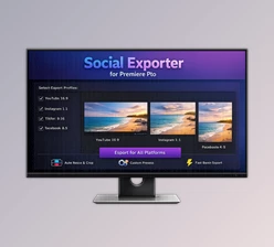Social Exporter: Creates platform-ready sequences for social platforms in Pr by Aescripts (v1.0.0)