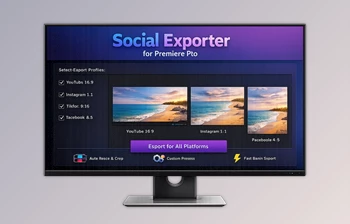 Social Exporter: Creates platform-ready sequences for social platforms in Pr by <span class='badge badge-warning'>Aescripts</span> (v1.0.0)