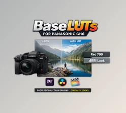 BaseLUTs for Panasonic GH6: Precision Conversion LUTs by Gamut