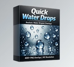 Quick Water Drops (V2) - Blender Addon by Faebe (Gumroad)