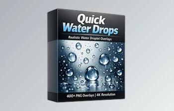 <span class='badge badge-warning'>Quick</span> Water Drops (V2) - Blender Addon by Faebe (Gumroad)
