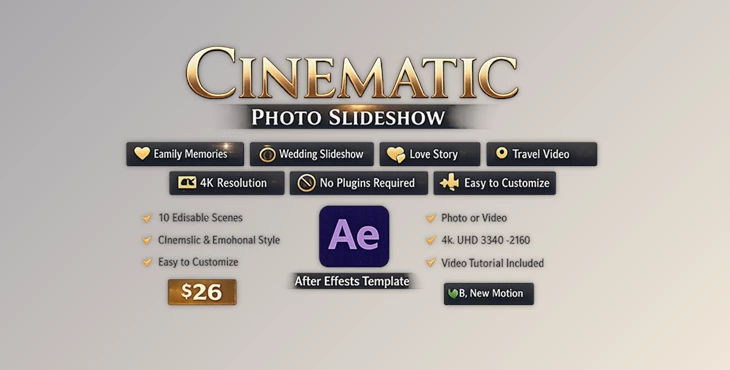 Cinematic Photo Slideshow