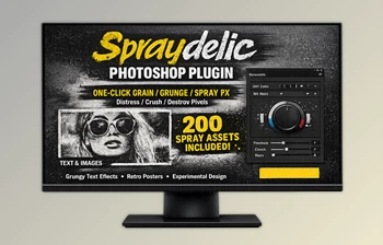 Spraydelic - Photoshop Plugin for Grain emulation by <span class='badge badge-warning'>Aescripts</span> (v1.0.0)