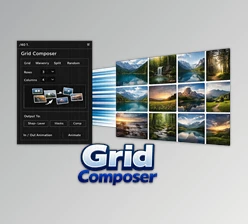 Grid Composer - Visual grid layout designer for Ae by Aescripts (v1.2.2)