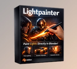 LightPainter - Blender Addon for paint and sculpt light directly (v1.0.9) by Superhivemarket