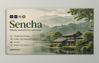 20 Sencha - Presets and LUTs for <span class='badge badge-warning'>Lightroom</span> by Sparklestock