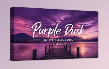 20 Purple Dusk - <span class='badge badge-warning'>Presets</span> and LUTs for <span class='badge badge-warning'>Lightroom</span> by Sparklestock